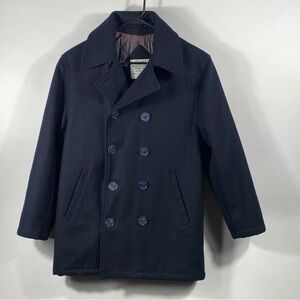 Catalina Regulation Wool Pea Coat Navy Blue Art. No.:0189 Sz S RN: 54163 EUC